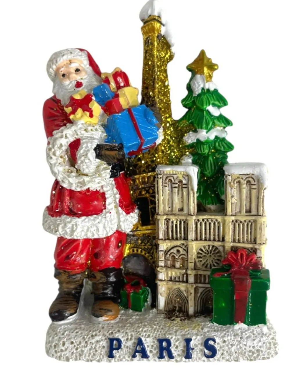Imán Notre Dame de París Papá Noel