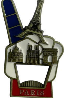 Imán Torre Eiffel y abrebotellas 4 Monumentos Chef