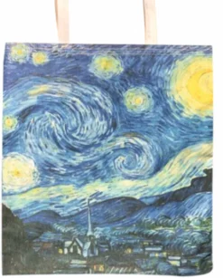 La bolsa algodon de la noche estrellada de Van Gogh