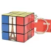 Llavero con el Cubo de Rubik y la Torre Eiffel