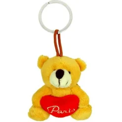 Llavero oso de peluche París