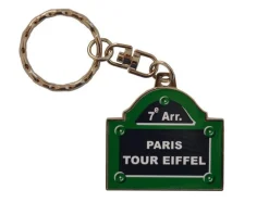Llavero Placas con nombres de calles de Paris