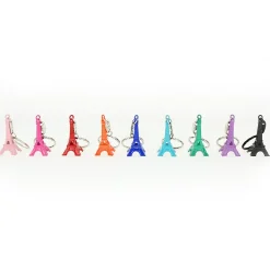 Llavero Torre Eiffel París paquete colores
