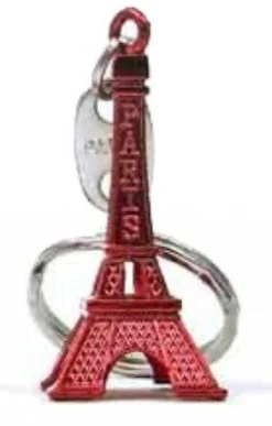 Llavero Torre Eiffel rojo