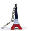Llavero tricolor Torre Eiffel