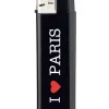 Mechero I love Paris Negro