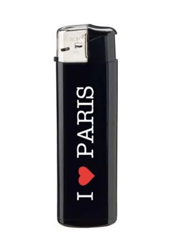 Mechero I love Paris Negro