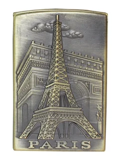 Mechero Torre Eiffel en metal bronce