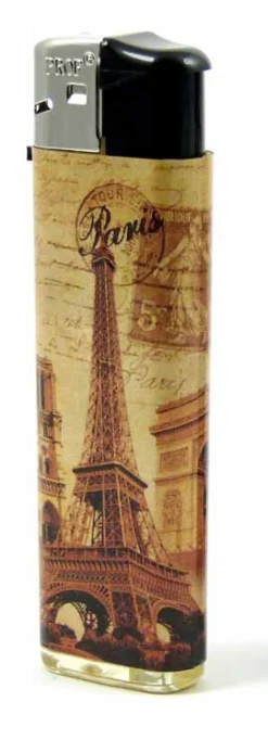 Mechero Torre Eiffel Sepia