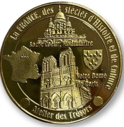 2 medallas de recuerdo de París