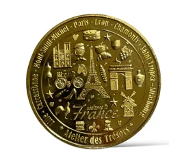 2 medallas de recuerdo de París