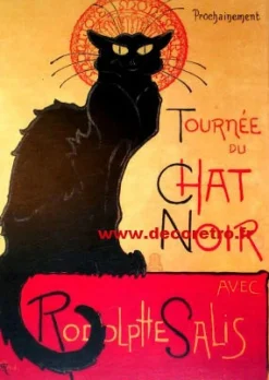 Paño de cocina "La Tournée du Chat noir"