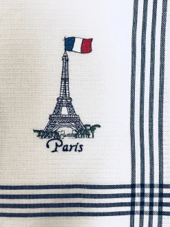 2 Paños Torre Eiffel París bordados