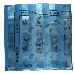 Pañuelo París azul