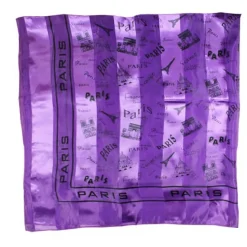 Pañuelo París violeta