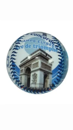 Pelota de béisbol azul París