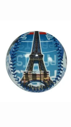 Pelota de béisbol azul París