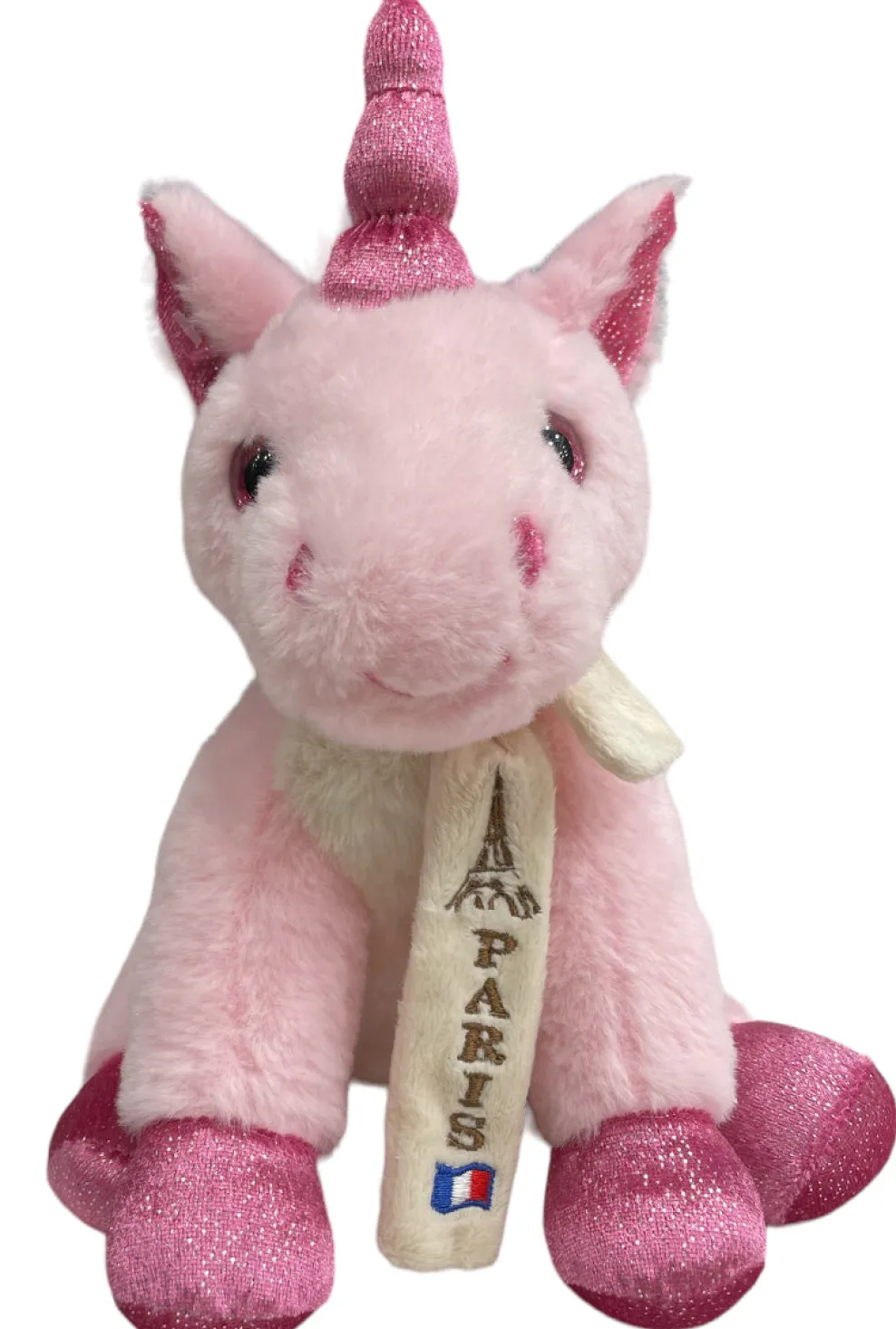 Peluche Unicornio Torre Eiffel París