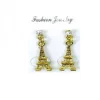 Pendientes dorados Torre Eiffel