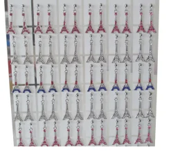 Pendientes rosados Torre Eiffel