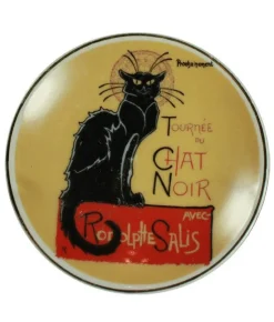 Plato de decoración Gato Negro