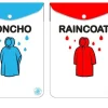 Poncho impermeable Torre Eiffel "Happy Days in Paris"