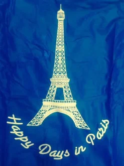 Poncho impermeable Torre Eiffel "Happy Days in Paris"
