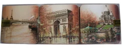6 posavasos París marrón
