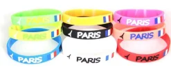 Pulsera París Torre Eiffel bandera tricolor