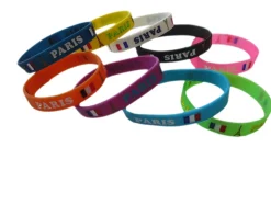Pulsera París Torre Eiffel bandera tricolor