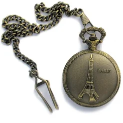 Reloj de bosillo Torre Eiffel