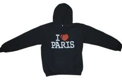 Sudadera I love Paris color violeta