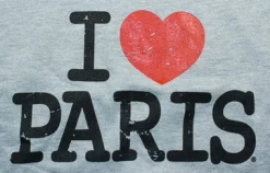 Sudadera I love Paris color gris