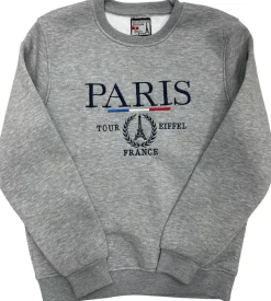 Sudadera París Torre Eiffel Gris