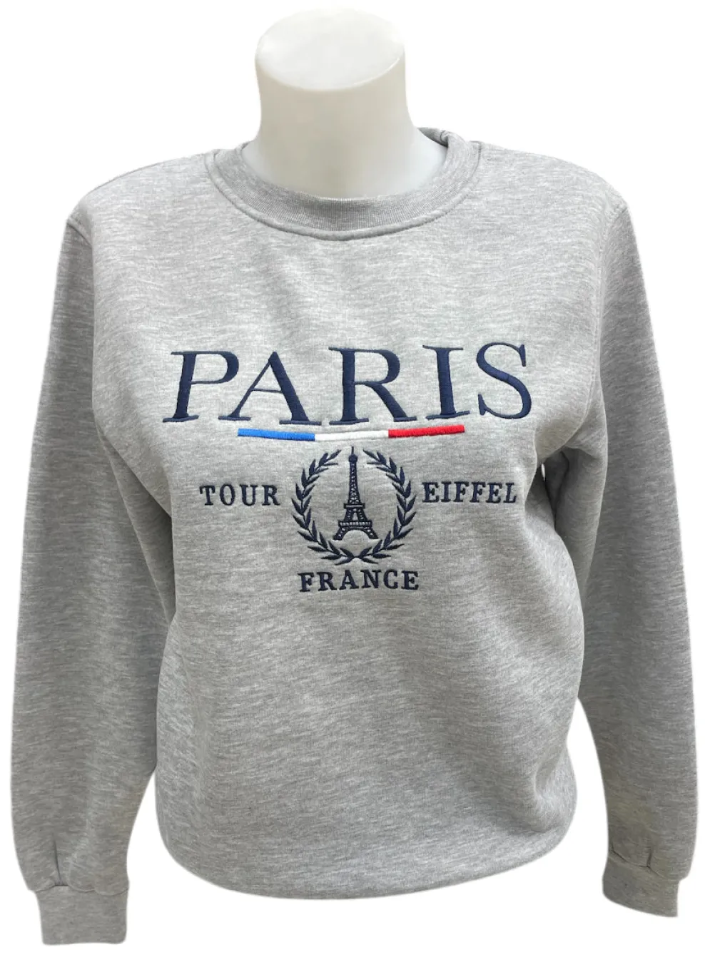 Sudadera París Torre Eiffel Gris
