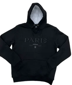 Sudadera Torre Eiffel París Negra