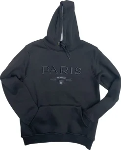 Sudadera Torre Eiffel París Negra