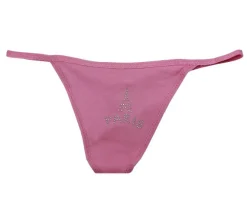 Tanga rosa pedrería París