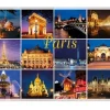 Tarjeta postal París de noche