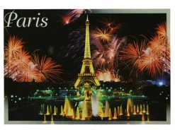 Tarjeta postal París en fiesta