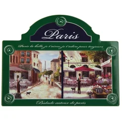 Tarjeta postal "Caminata en París"