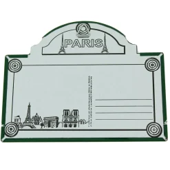 Tarjeta postal "Caminata en París"