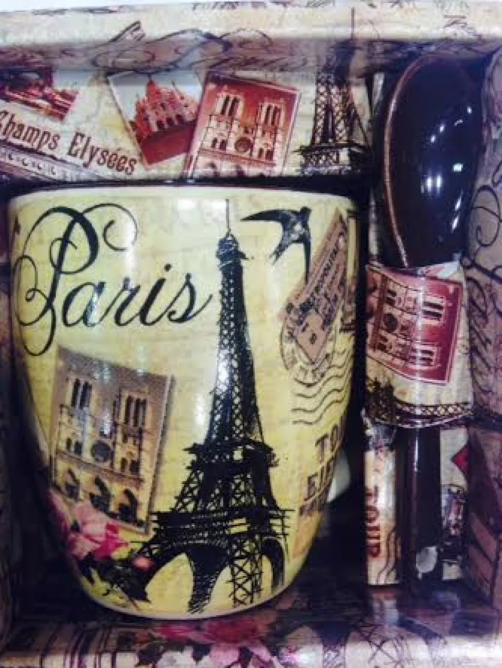 Taza de café París vintage