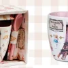 Taza de café Torre Eiffel Macarrón