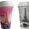 Taza de viaje Ecológica Souvenirs de París