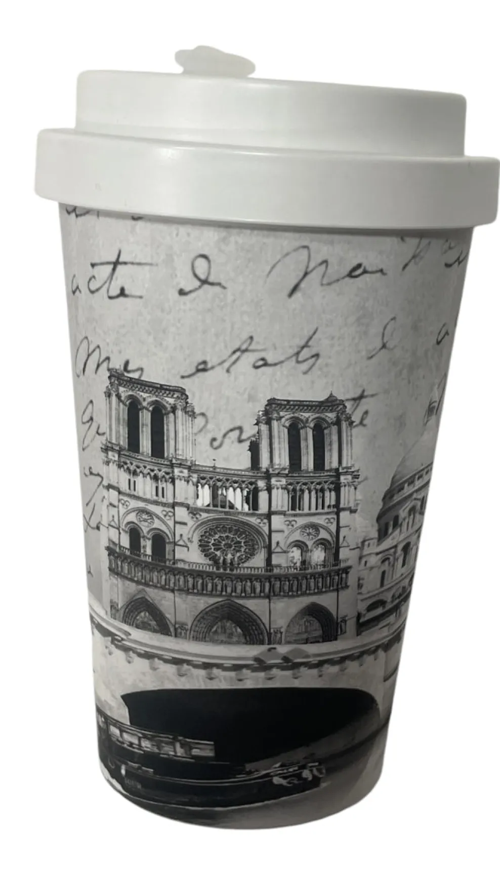 Taza de viaje Ecológica Souvenirs de París