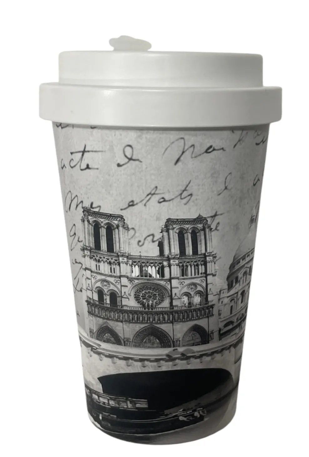 Taza de viaje Ecológica Souvenirs de París