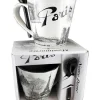 Taza Monumentos de París blanco y negro