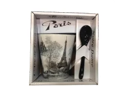 Taza Monumentos de París blanco y negro