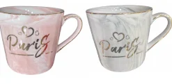 2 taza Paris cerámica France